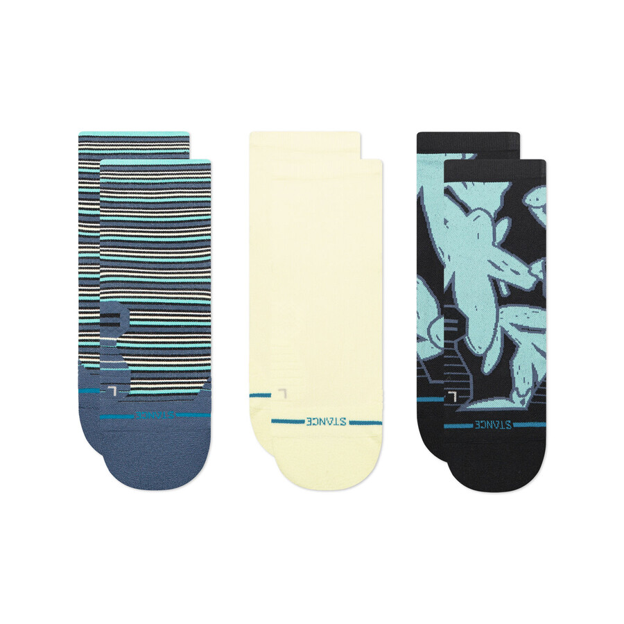 light performance quarter socks 3 pack