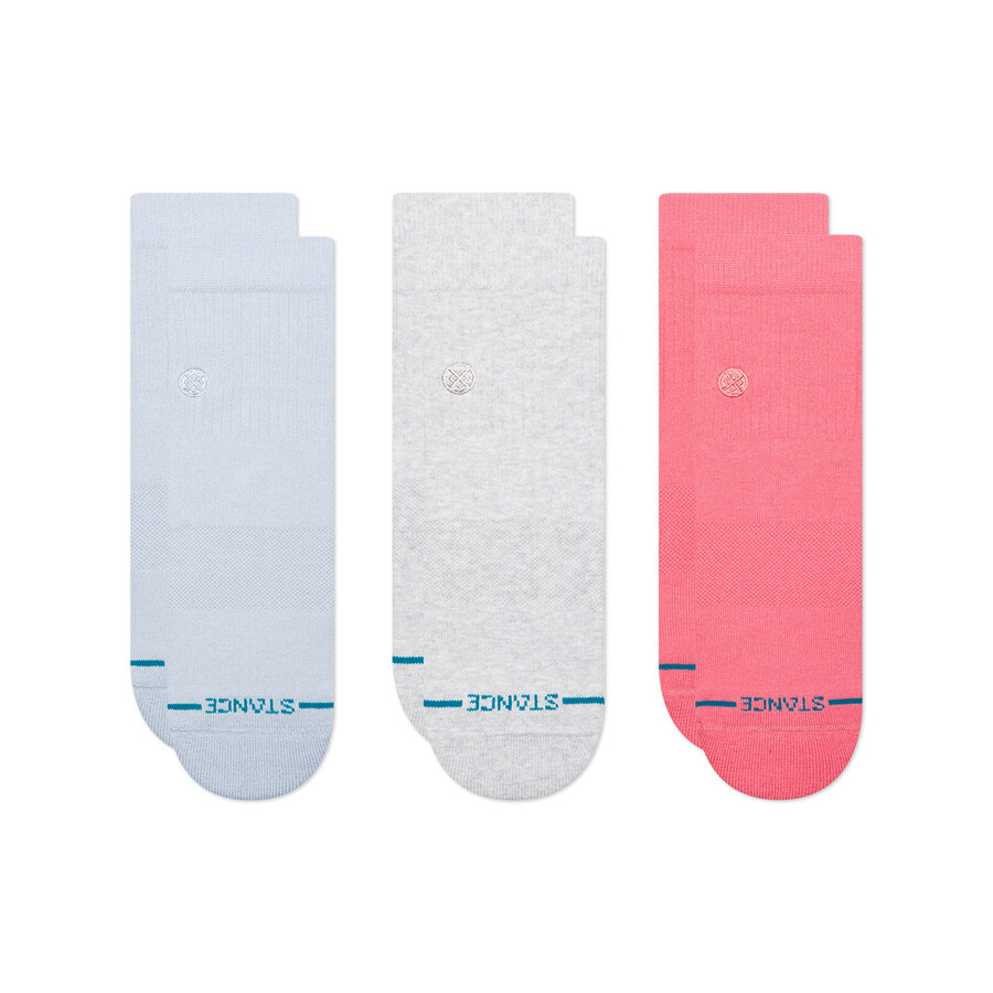 icon quarter socks 3 pack