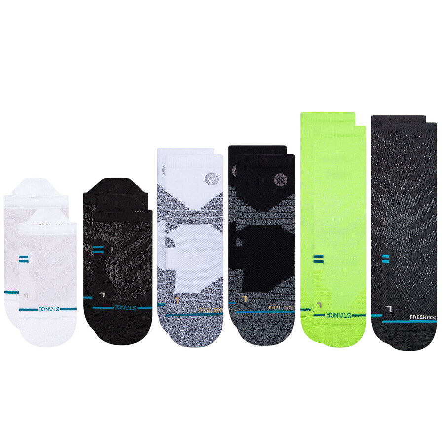 medium performance socks 6 pack
