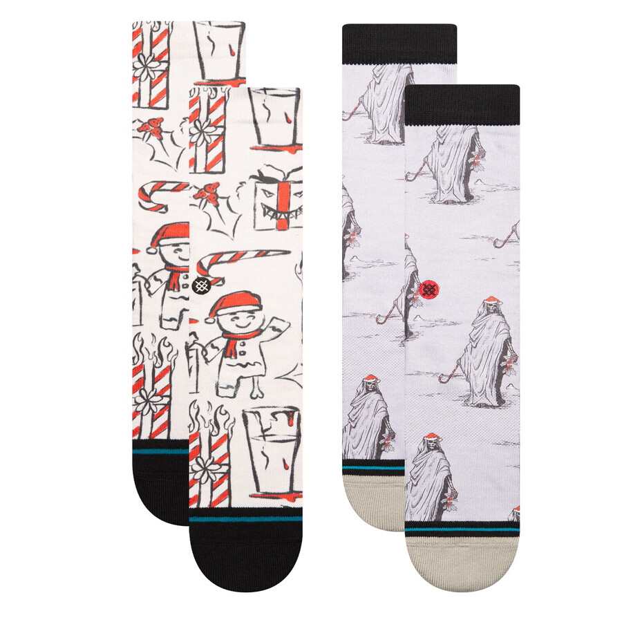 poly crew socks 2 pack