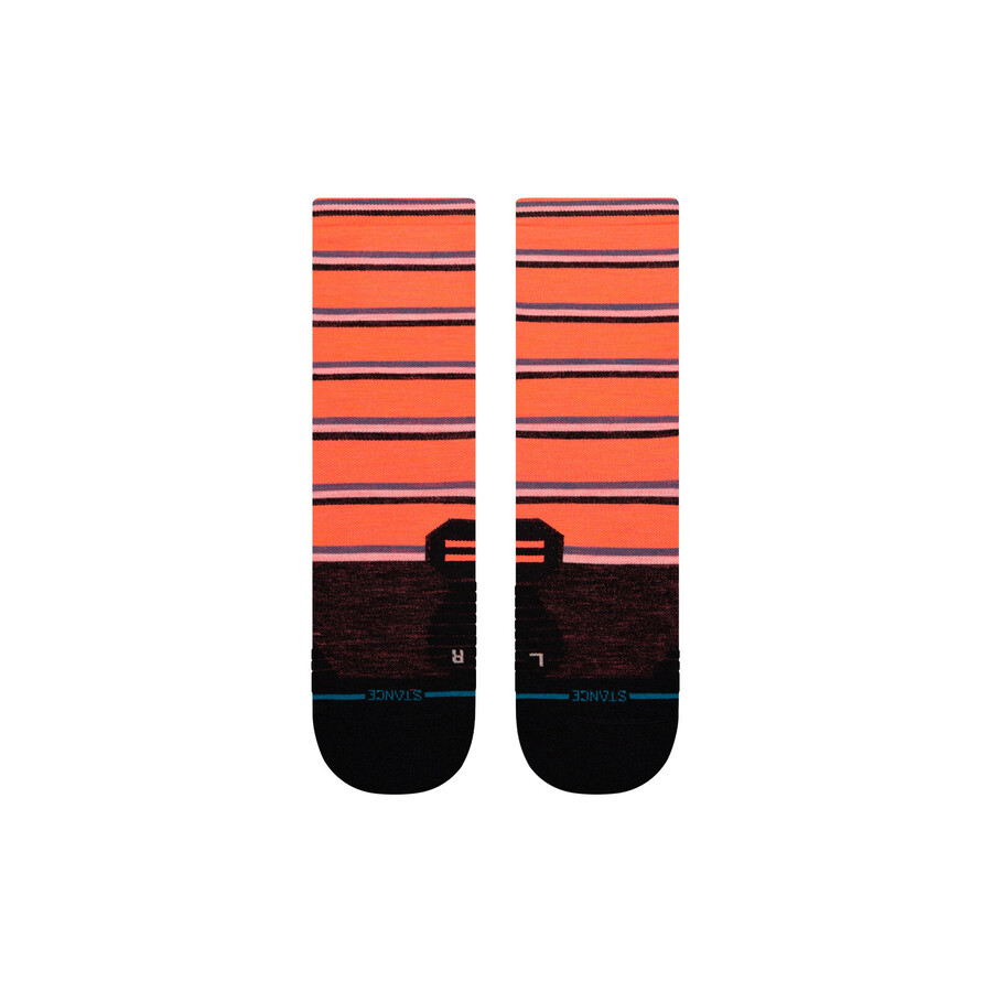 light performance wool crew socks